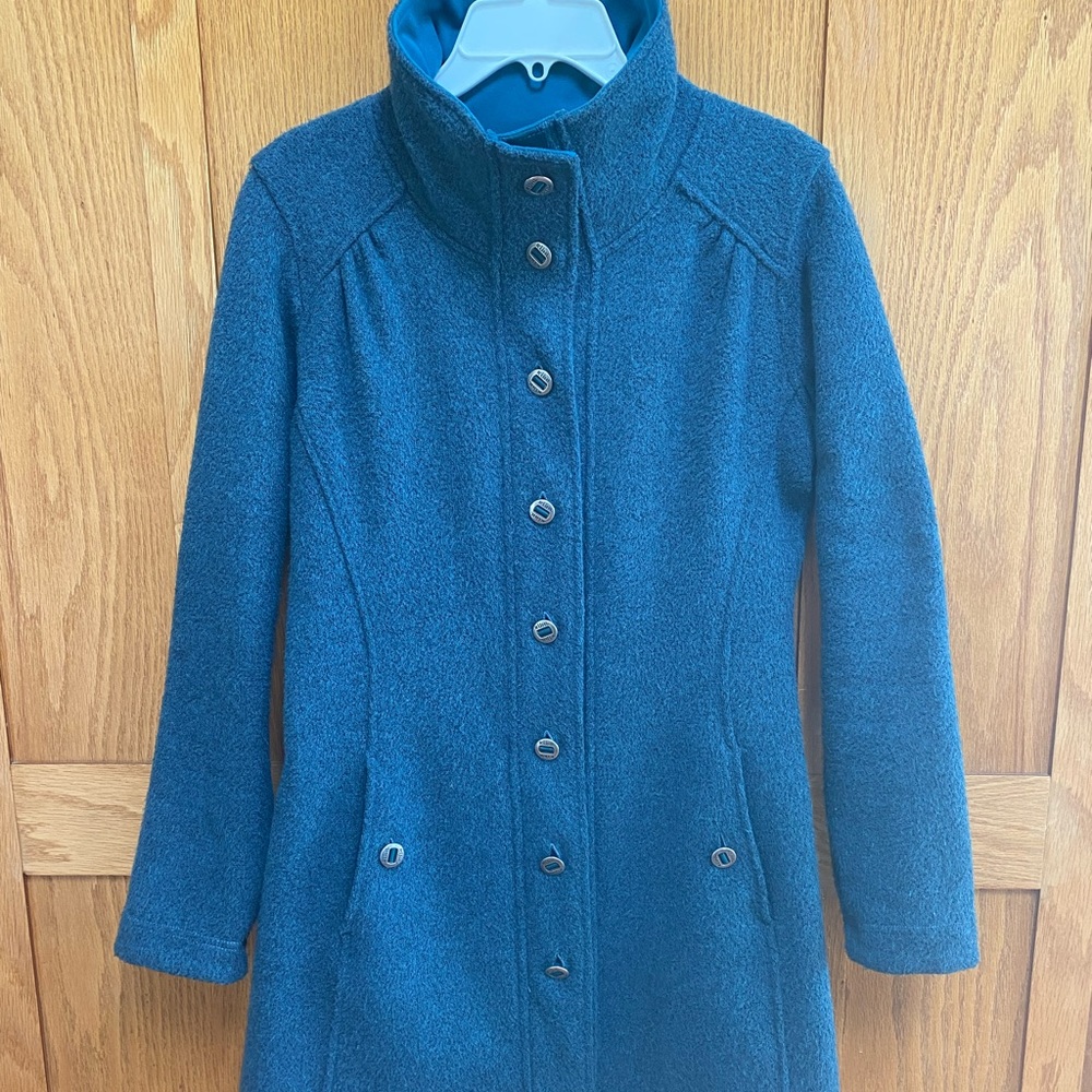KUHL SAVINA BLUE JACKET COAT S